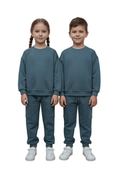 ZR KIDS BASIC SWEATSHIRT AND TROUSER SET - Smgarment's